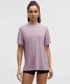 Lululemon Jersey Training Short-sleeve Shirt In Purple