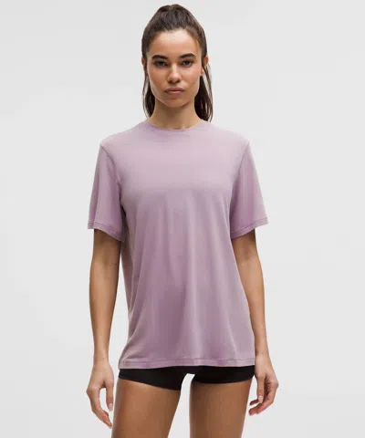 Lululemon Jersey Training Short-sleeve Shirt In Purple