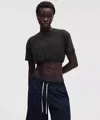 Lululemon Jersey Training Super-cropped T-shirt