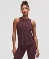 Lululemon Jersey Training Tank Top In Purple