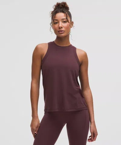 Lululemon Jersey Training Tank Top In Purple
