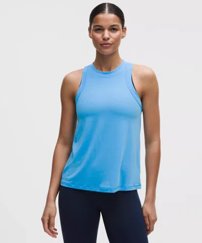 Lululemon Jersey Training Tank Top In Blue