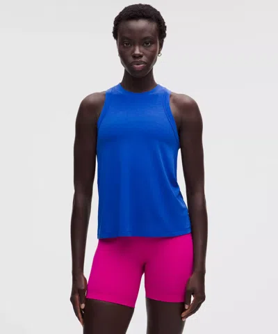 Lululemon Jersey Training Tank Top In Blue