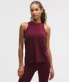 Lululemon Jersey Training Tank Top In Brown