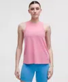 Lululemon Jersey Training Tank Top In Pink