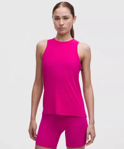 Lululemon Jersey Training Tank Top In Pink