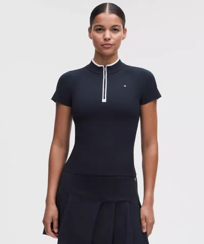 Lululemon Knit Golf Mockneck Short-sleeve Shirt