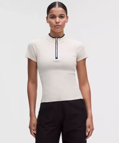 Lululemon Knit Golf Mockneck Short-sleeve Shirt