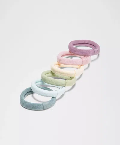 Lululemon Knit Hair Ties 6 Pack In Multi