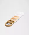 Lululemon Knit Hair Ties 6 Pack In Multi