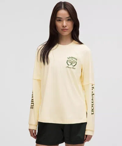 Lululemon Layered Long-sleeve T-shirt Tennis Club In Neutral