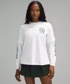 Lululemon Layered Long-sleeve T-shirt Tennis Club In White