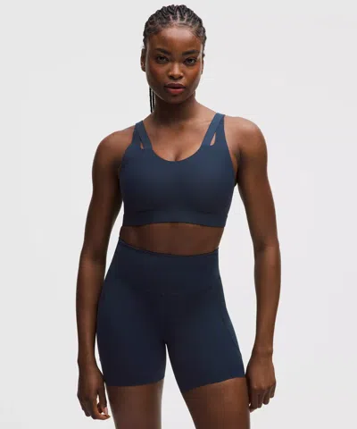 Lululemon Levitation Sports Bra In Blue