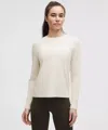 Lululemon License To Train Classic-fit Long-sleeve Shirt In Gold