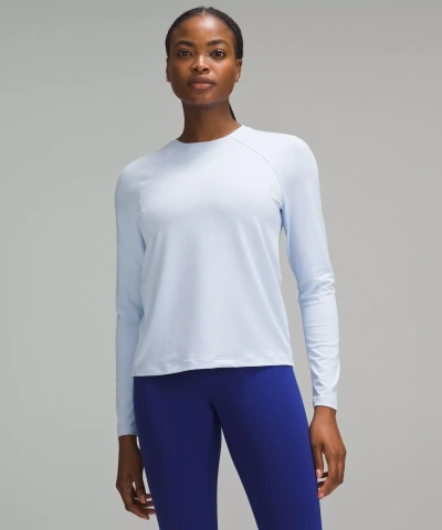 Lululemon License To Train Classic-fit Long-sleeve Shirt In White