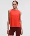Lululemon License To Train Classic-fit Tank Top In Orange