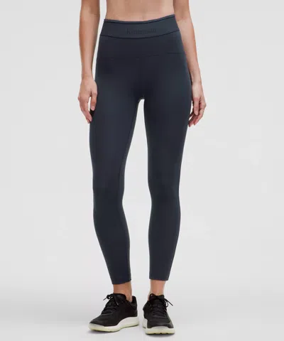 Lululemon License To Train High-rise Leggings 25" Logo In Black