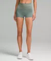 Lululemon License To Train High-rise Shorts 2" Logo In Green