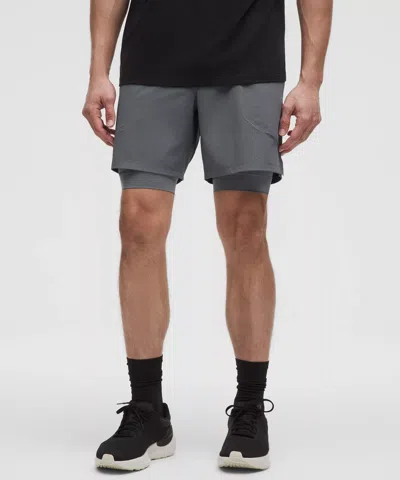 Lululemon License To Train Lined Shorts 7"