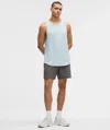Lululemon License To Train Linerless Short 7" In Gray