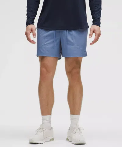 Lululemon License To Train Linerless Short 5" Updated In Blue