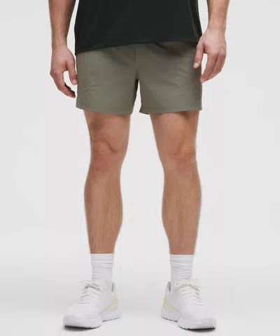 Lululemon License To Train Linerless Short 5" Updated In Green