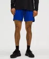 Lululemon License To Train Linerless Shorts 5" In Blue