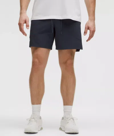 Lululemon License To Train Linerless Short 7" Updated In Blue