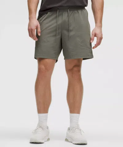 Lululemon License To Train Linerless Short 7" Updated In Gray