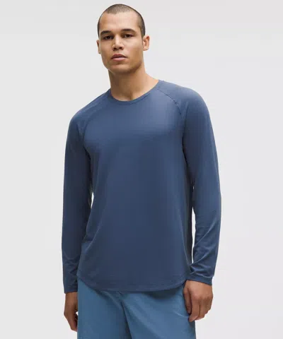 Lululemon License To Train Long-sleeve Shirt In Blue