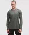 Lululemon License To Train Long-sleeve Shirt In Green