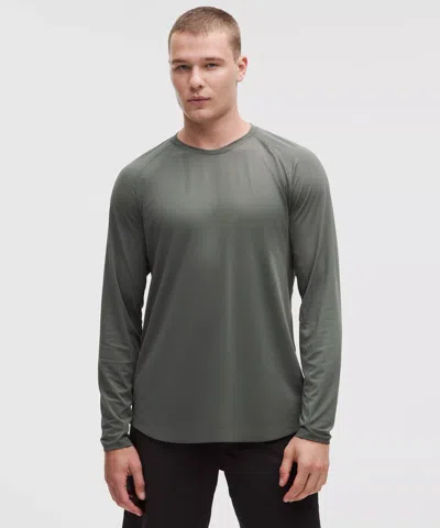 Lululemon License To Train Long-sleeve Shirt In Green