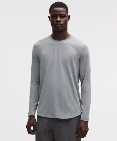 Lululemon License To Train Long-sleeve Shirt In Gray