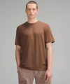 Lululemon License To Train Relaxed-fit Short-sleeve Shirt In Brown