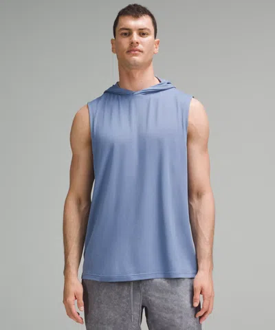 Lululemon License To Train Relaxed-fit Sleeveless Hoodie In Blue