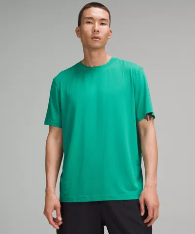 Lululemon License To Train Relaxed Short-sleeve Shirt In Green