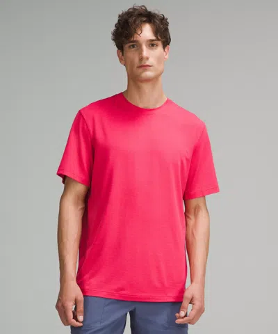 Lululemon License To Train Relaxed Short-sleeve Shirt In Pink
