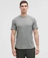 Lululemon License To Train Short-sleeve Shirt In Gray