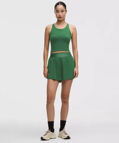 Lululemon License To Train Super-high-rise Lined Short 3.5" In Green