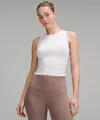 Lululemon License To Train Tight-fit Tank Top In White
