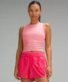 Lululemon License To Train Tight-fit Tank Top In Pink