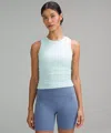 Lululemon License To Train Tight-fit Tank Top In Blue