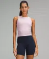 Lululemon License To Train Tight-fit Tank Top In Pink
