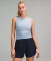 Lululemon License To Train Tight-fit Tank Top In Blue