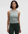 Lululemon License To Train Tight-fit Tank Top In Gray