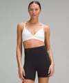 Lululemon License To Train Triangle Bra Light Support, A/b Cup In White