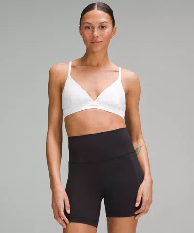 Lululemon License To Train Triangle Bra Light Support, A/b Cup In White