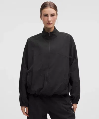 Lululemon License To Train Woven Oversized Jacket In Black