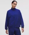 Lululemon License To Train Woven Oversized Jacket In Blue