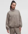 Lululemon License To Train Woven Oversized Jacket In Brown